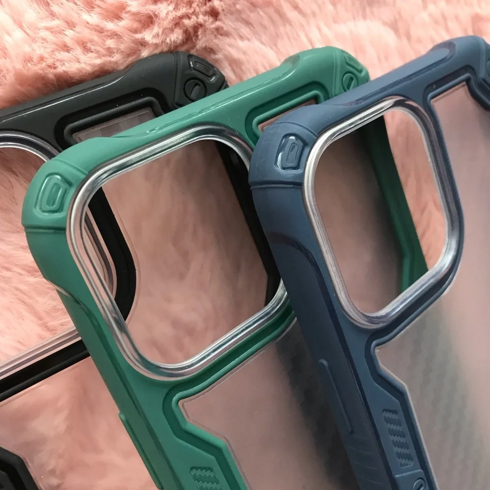 For iPhone 13 mini,13,13 PRO,13 PRO MAX phone case carbon fiber texture clear